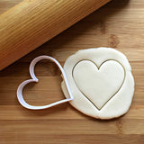 Set of 4 Heart Cookie Cutters/Dishwasher Safe