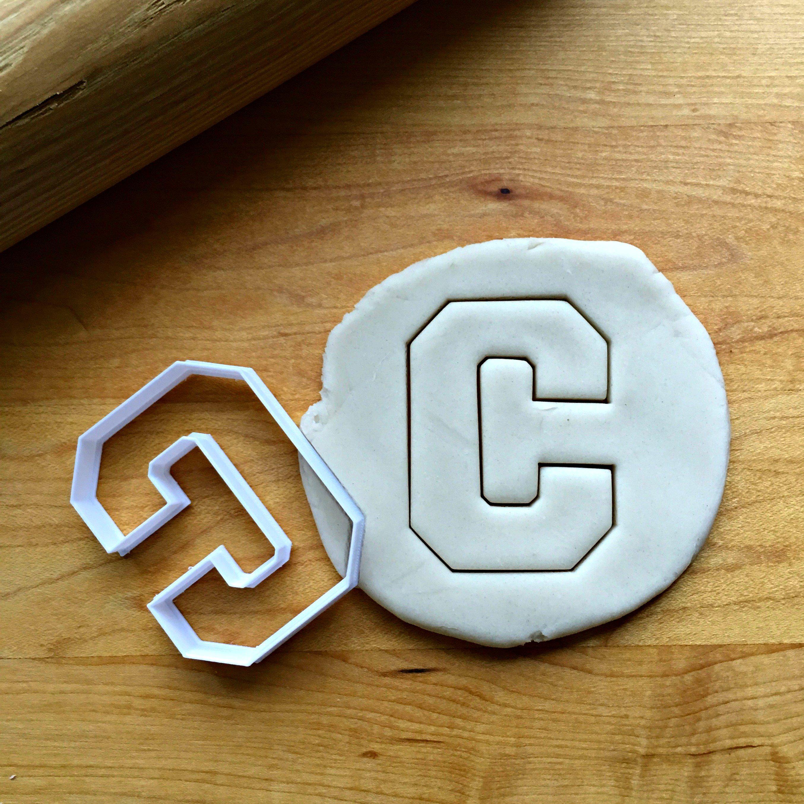 3.5" Varsity Letter C Cookie Cutter/Clearance