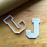3.5 " Varsity Letter J Cookie Cutter/Dishwasher Safe/Clearance
