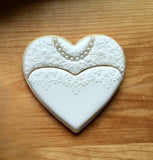 Set of 2 Bride and Groom Hearts Cookie Cutters/Dishwasher Safe