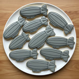 Set of 2 Blimp Cookie Cutters/Dishwasher Safe