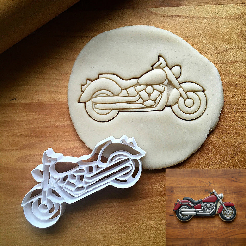 Motorcycle Cookie Cutter/Dishwasher Safe