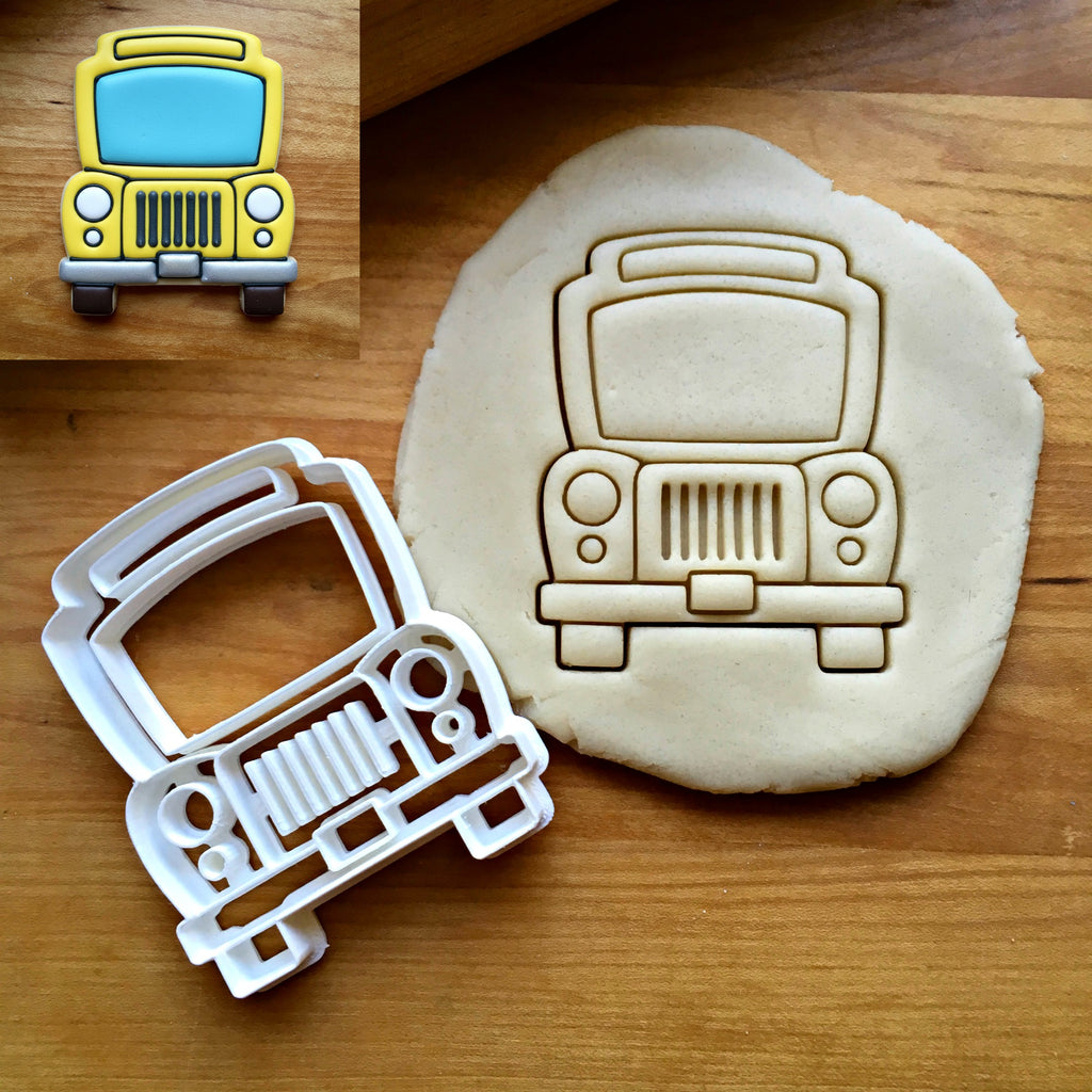 School Bus Cookie Cutter/Dishwasher Safe