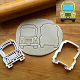 Set of 2 School Bus Cookie Cutters/Dishwasher Safe
