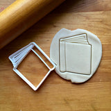 3.5", 4", 6" Book Cookie Cutter/Dishwasher Safe/Clearance