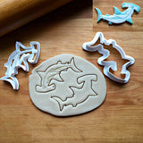 Set of 2 Hammerhead Shark Cookie Cutters/Dishwasher Safe