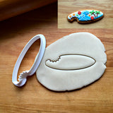 Surf Board with Bite Cookie Cutter/Dishwasher Safe