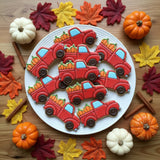 Set of 2 Pickup Truck with Pumpkins Cookie Cutters/Dishwasher Safe