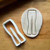 Set of 2 Skinny Jeans and Sweater Cookie Cutters, Dishwasher Safe