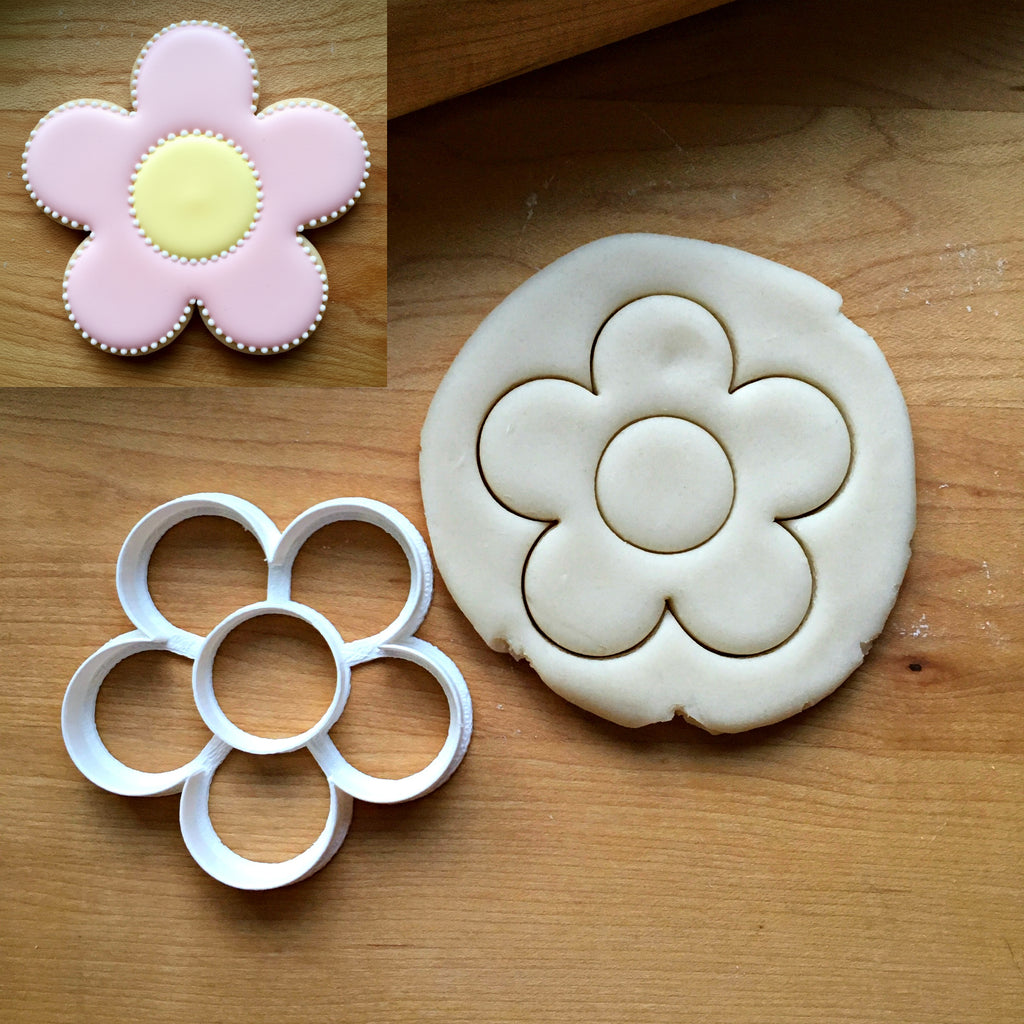 5 Petal Daisy/Flower Cookie Cutter/Dishwasher Safe