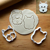 Set of 2 Yorkie/Terrier Dog Cookie Cutters/Dishwasher Safe