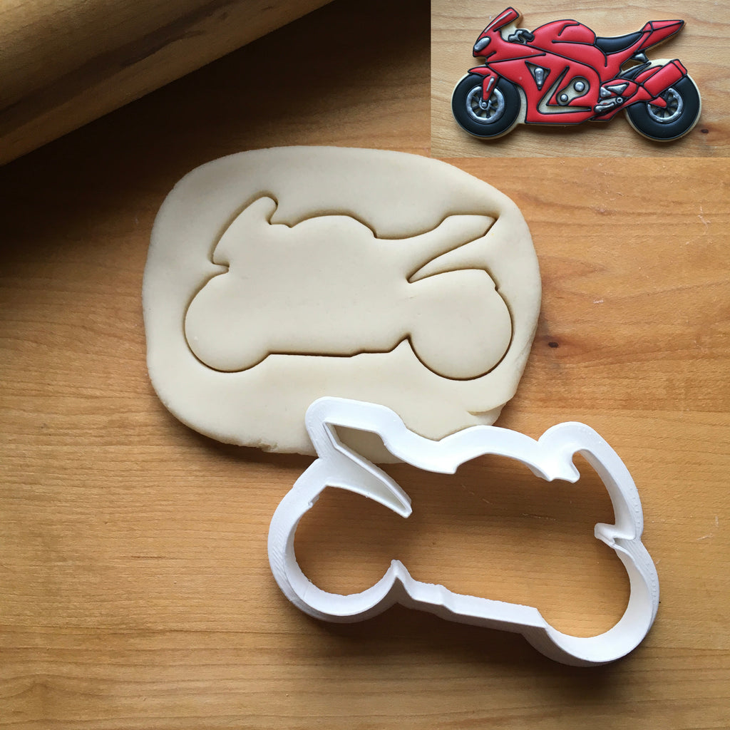 Sport Motorcycle Cookie Cutter/Dishwasher Safe