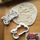 Set of 2 Sport Motorcycle Cookie Cutters/Dishwasher Safe