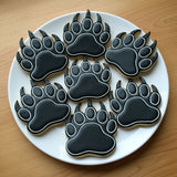 Set of 2 Bear Claw Cookie Cutters/Dishwasher Safe