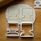 Set of 2 Computer Cookie Cutters/Dishwasher Safe