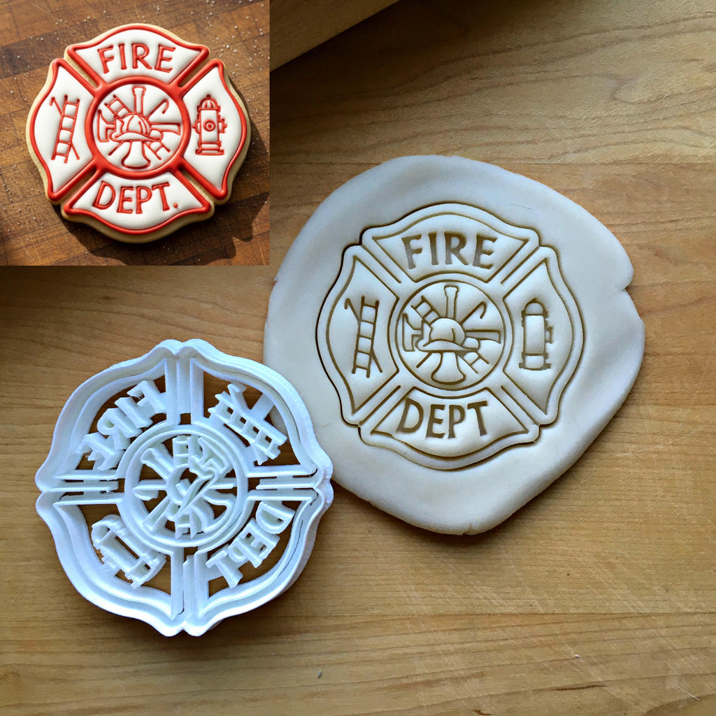 Firefighter Maltese Cross Cookie Cutter/Dishwasher Safe