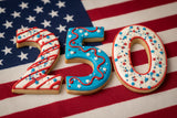 Numbers 2-5-0 Cookie Cutters/Dishwasher Safe