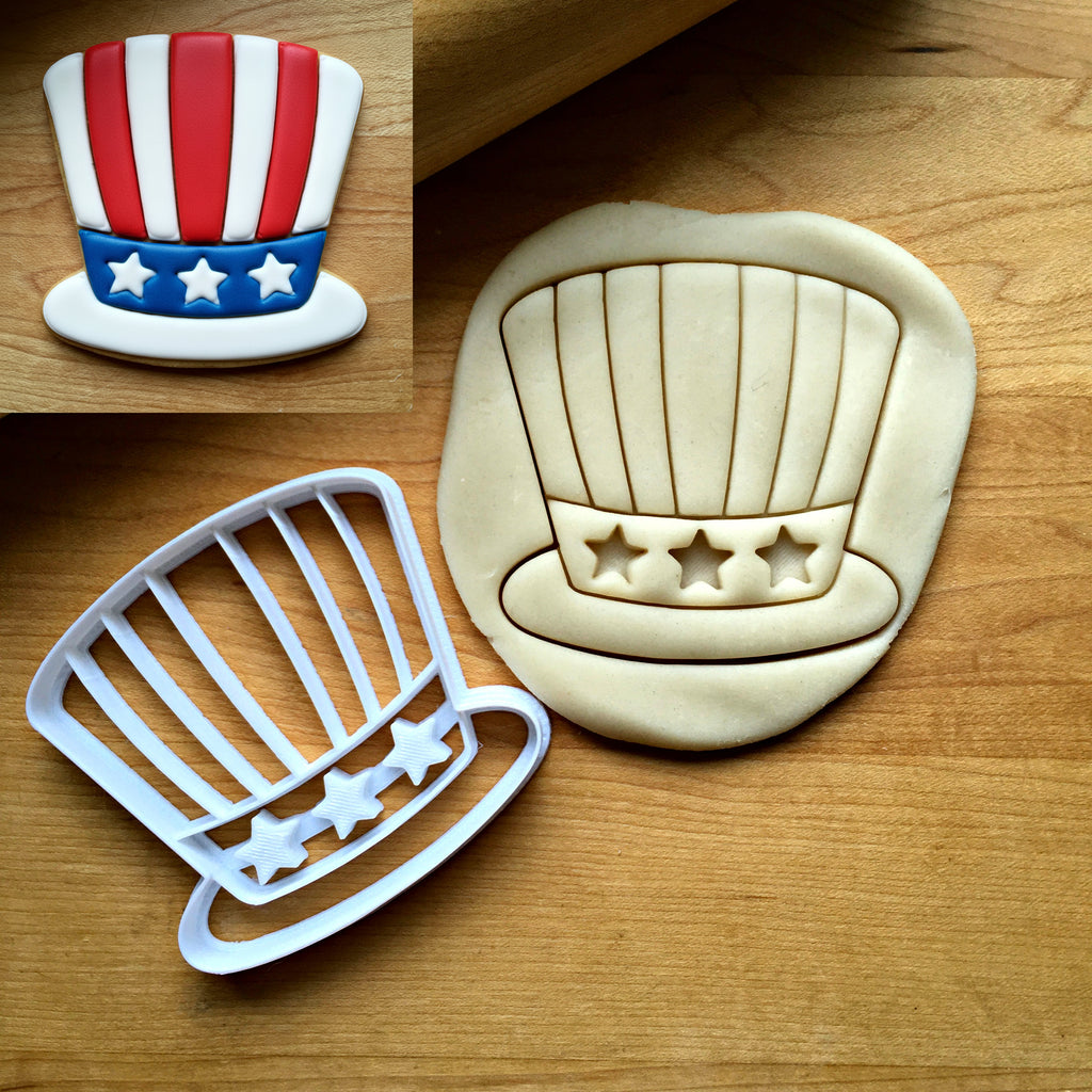 Uncle Sam Hat Cookie Cutter/Dishwasher Safe