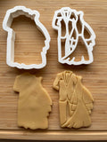 Set of 2 Bride and Groom Cookie Cutter/Dishwasher Safe