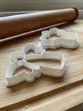 Set of 2 Christmas Angel Cookie Cutters/Dishwasher Safe