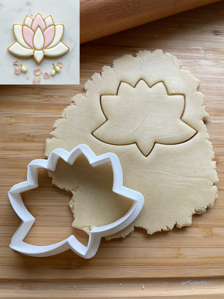 Lotus Flower Cookie Cutter/Dishwasher Safe