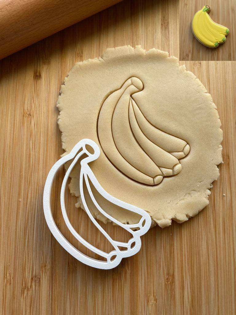 Banana Bunch Cookie Cutter/Dishwasher Safe