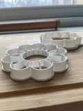 Set of 2 9-Petal Daisy/Flower Cookie Cutters/Dishwasher Safe