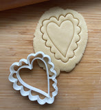 Tall Lacey Heart Cookie Cutter/Dishwasher Safe