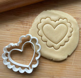 Lacey Heart Cookie Cutter/Dishwasher Safe