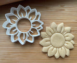 Set of 2 Sunflower/Daisy Cookie Cutters/Dishwasher Safe