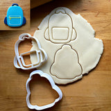 Set of 2 Back Pack Cookie Cutters/Dishwasher Safe
