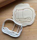 Folded Baby Diaper Cookie Cutter/Dishwasher Safe/Made in the USA