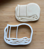 Folded Baby Diaper Cookie Cutter/Dishwasher Safe/Made in the USA