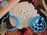 Set of 2 Jack-O-Lantern Cookie Cutters/Dishwasher Safe