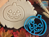 Jack-O-Lantern Cookie Cutter/Creates a Cut-Through/Dishwasher Safe