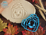 Jack-O-Lantern Pumpkin Latte Mug Cookie Cutter/Dishwasher Safe