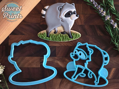 Jimothy the Raccoon Cookie Cutter and Press/Dishwasher Safe