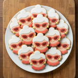Beach Santa and Mrs Claus Cookie Cutter/Dishwasher Safe/Christmas in July