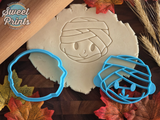 Cute Mummy Cookie Cutter & Press/Dishwasher Safe