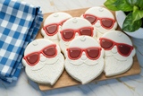 Beach Santa and Mrs Claus Cookie Cutter/Dishwasher Safe/Christmas in July