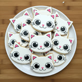 Set of 2 Cat and Dog Face Cookie Cutters/Dishwasher Safe
