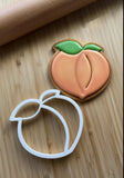 Peach Cookie Cutter/Dishwasher Safe