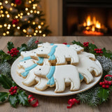 Polar Bear with Scarf Cookie Cutter/Dishwasher Safe