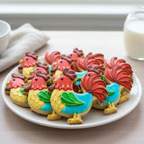 Set of 2 Rooster Cookie Cutters/Dishwasher Safe