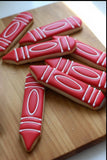 Crayon Cookie Cutter/Dishwasher Safe