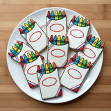 Box of Crayons Cookie Cutter/Dishwasher Safe