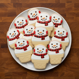 Snowman Ice Cream Cone Cookie Cutter/Dishwasher Safe/Christmas in July