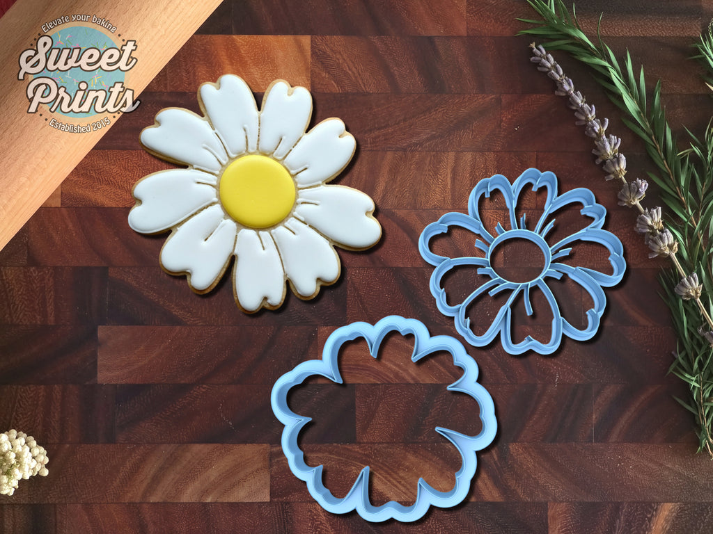 Set of Two 9 Petal Flower Cookie Cutters/Dishwasher Safe