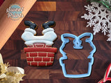 Santa in Chimney Cookie Cutter/Dishwasher Safe