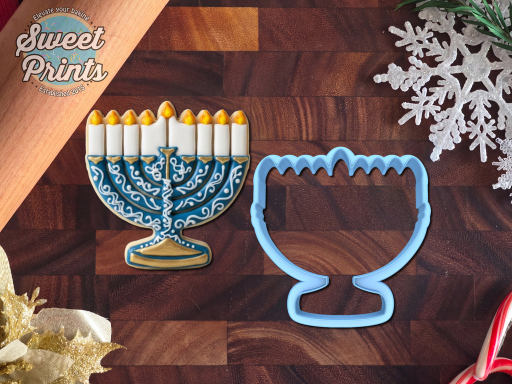 Menorah Cookie Cutter/Dishwasher Safe